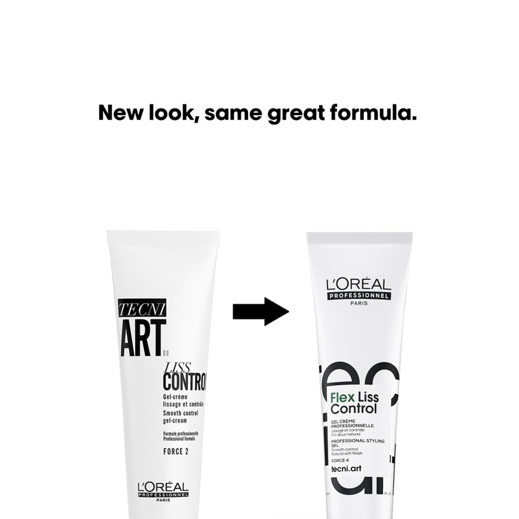 L'Oréal Tecni.Art Flex Liss Control Frizz Control Styling Cream 150ml - NEW LOOK