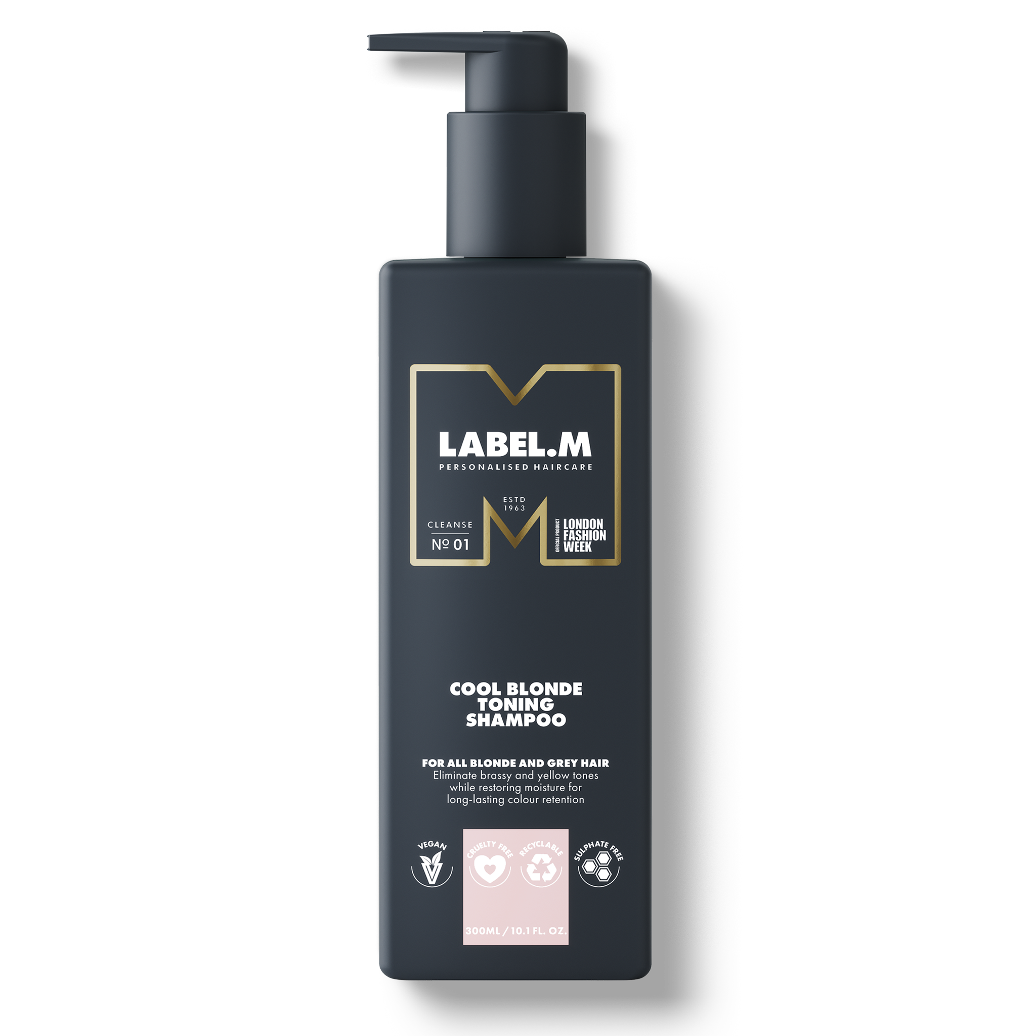 LABEL.M Cool Blonde Toning Shampoo - 300ml