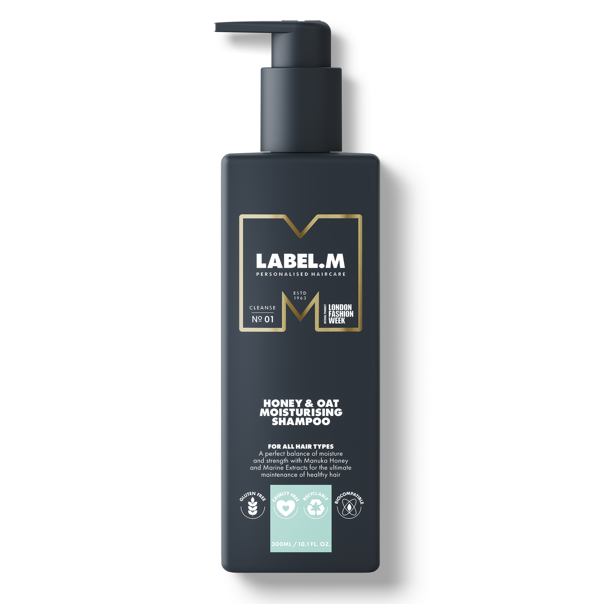 LABEL.M Honey & Oat Moisturising Shampoo - 300ml