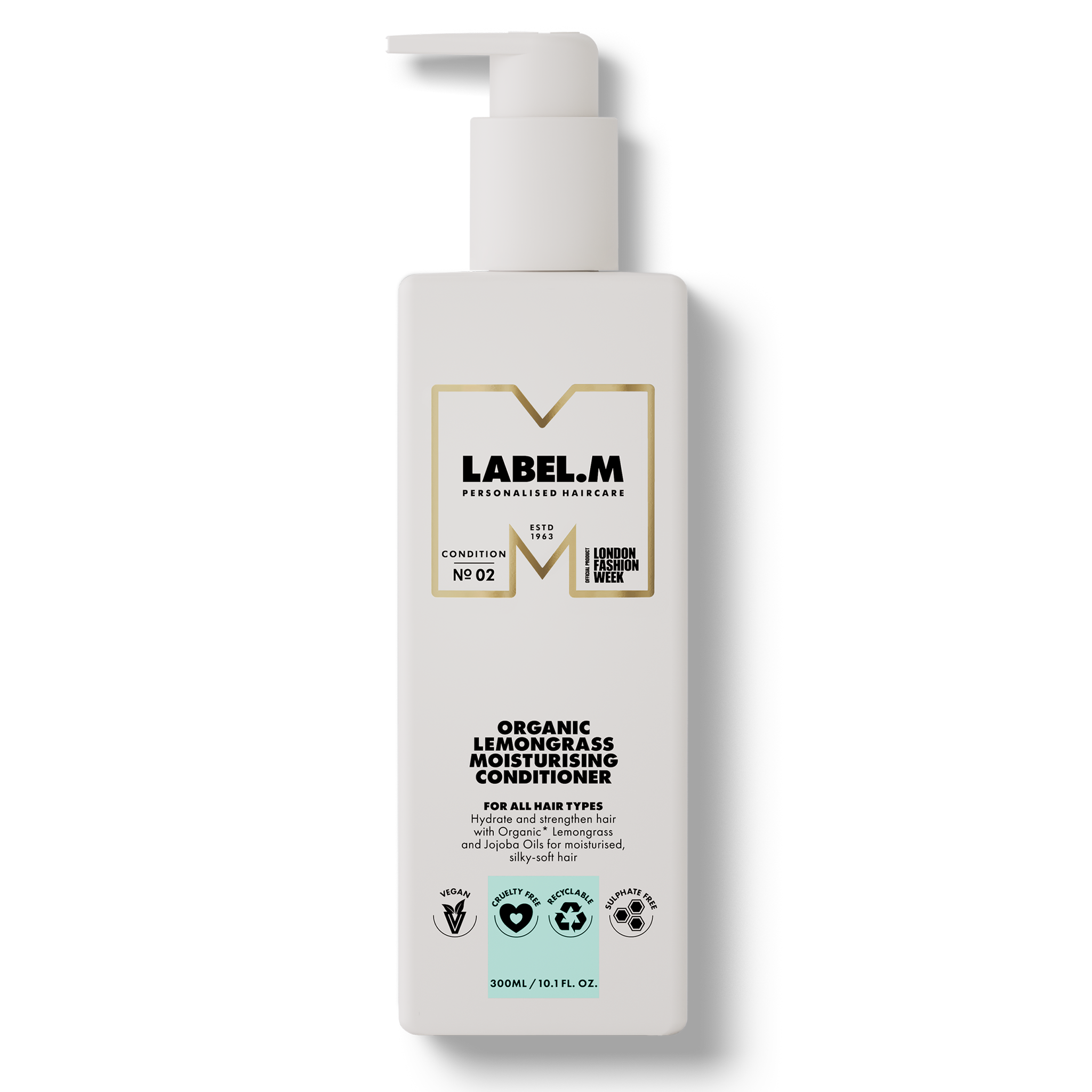 LABEL.M Organic Lemongrass Moisturising Conditioner - 300ml