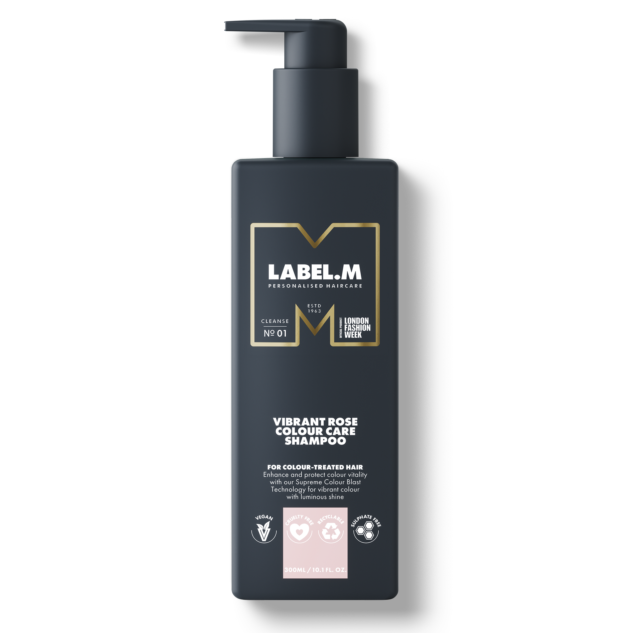 LABEL.M Vibrant Rose Colour Care Shampoo - 300ml