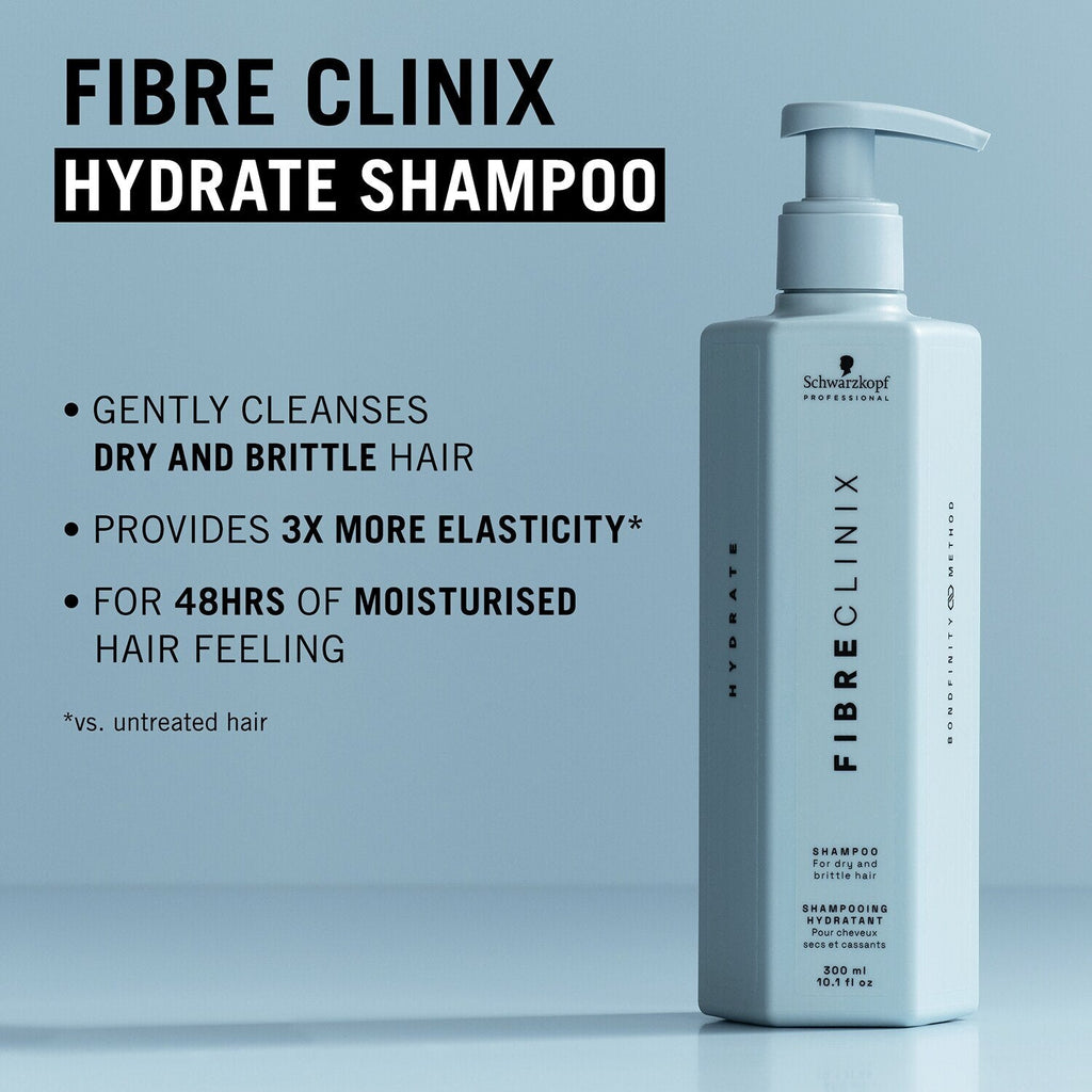 Schwarzkopf Professional Fibre Clinix Hydrate Shampoo 300ml