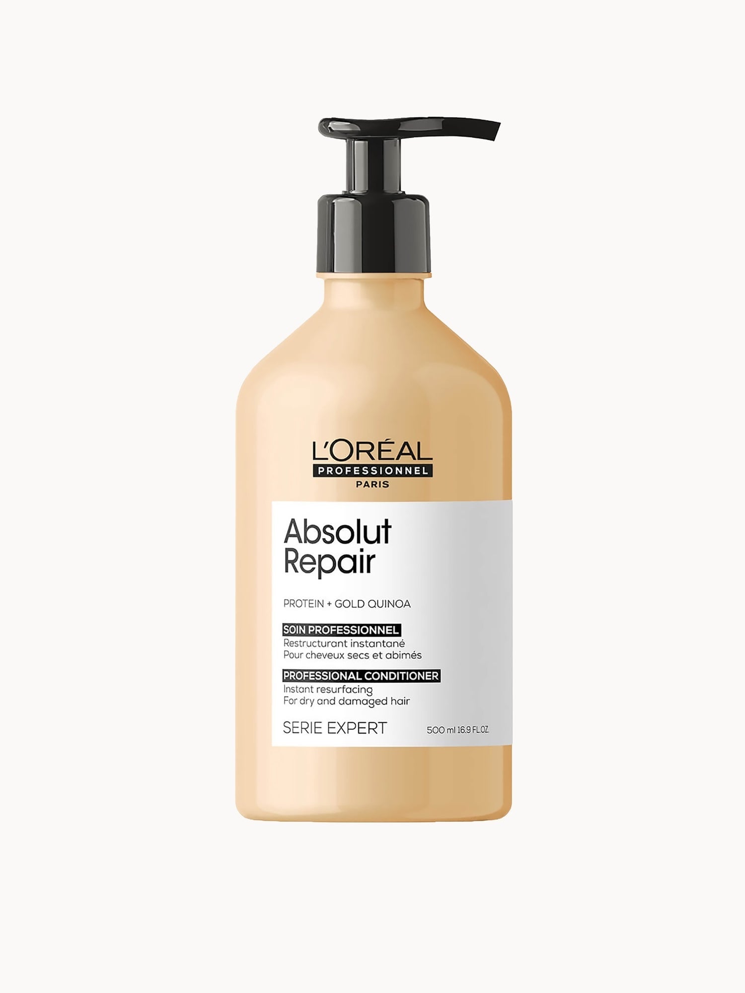 L'Oréal Professionnel Serie Expert Absolut Repair Protein + Gold Quinoa Instant Resurfacing Conditioner 500ml