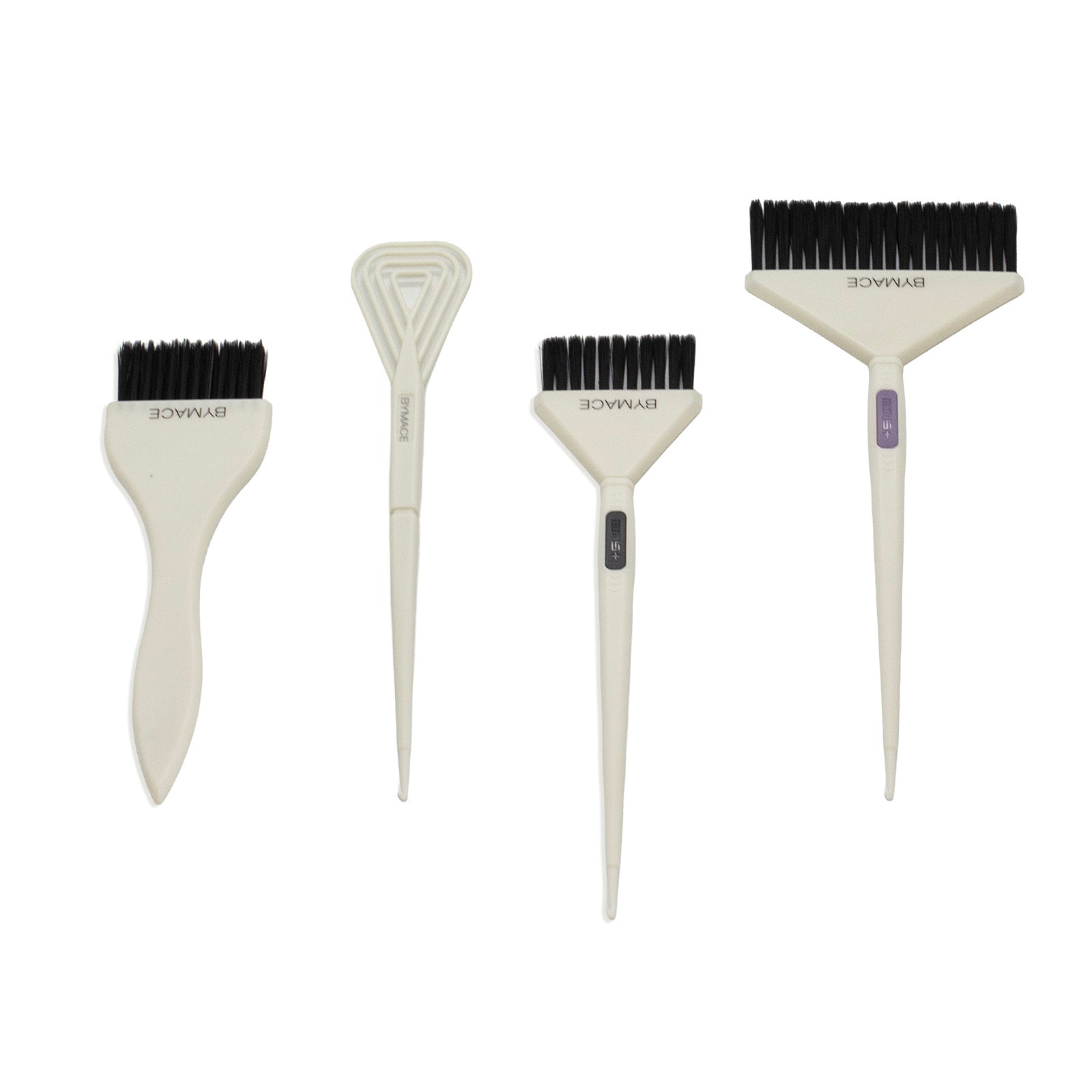 BYMACE - Mixer & Tinting Brush Set 4 pack - White