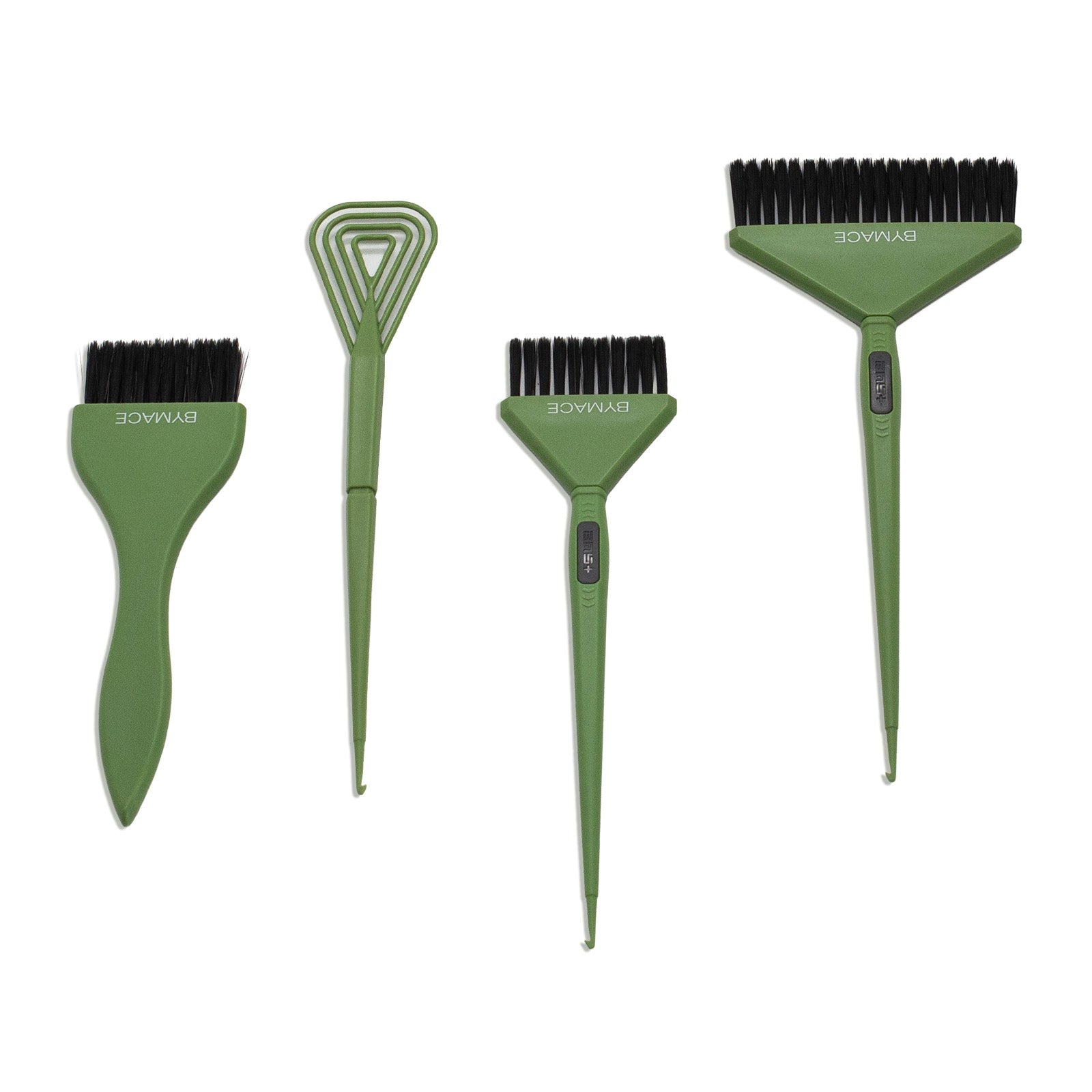 BYMACE Mixer & Tinting Brush Set 4 Pack - Green