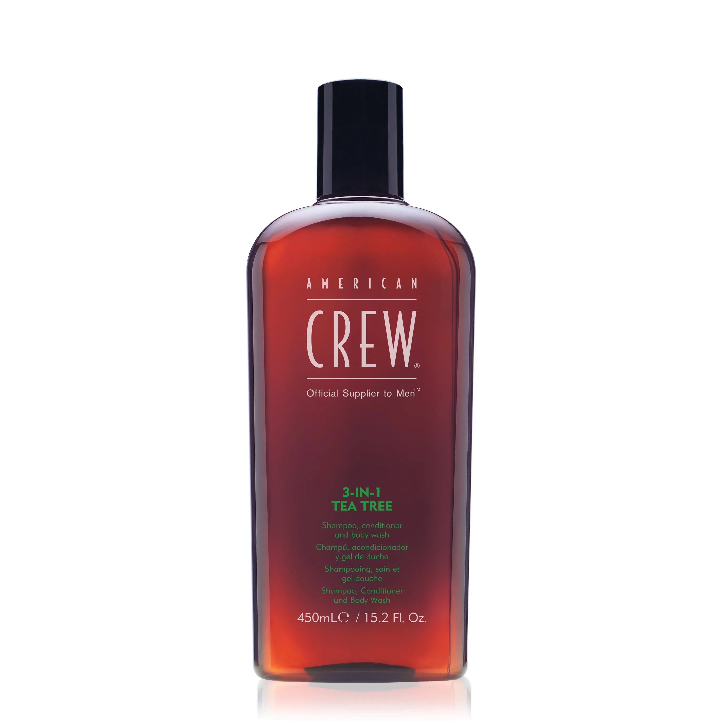 American Crew 3 in 1 Tea Tree - Shampoo, Conditioner & Body Wash 450ml