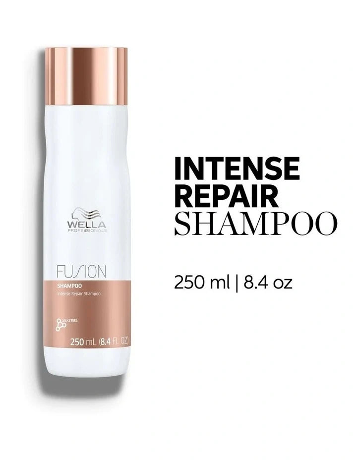 Wella Fusion Trio Gift Pack - Shampoo 250ml, Conditioner 200ml, Mask 150ml