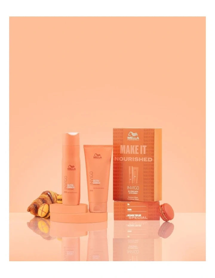 Wella Invigo 'De-Stress' Nutri-Enrich Duo Gift Pack - Shampoo 250ml & Conditioner 200ml