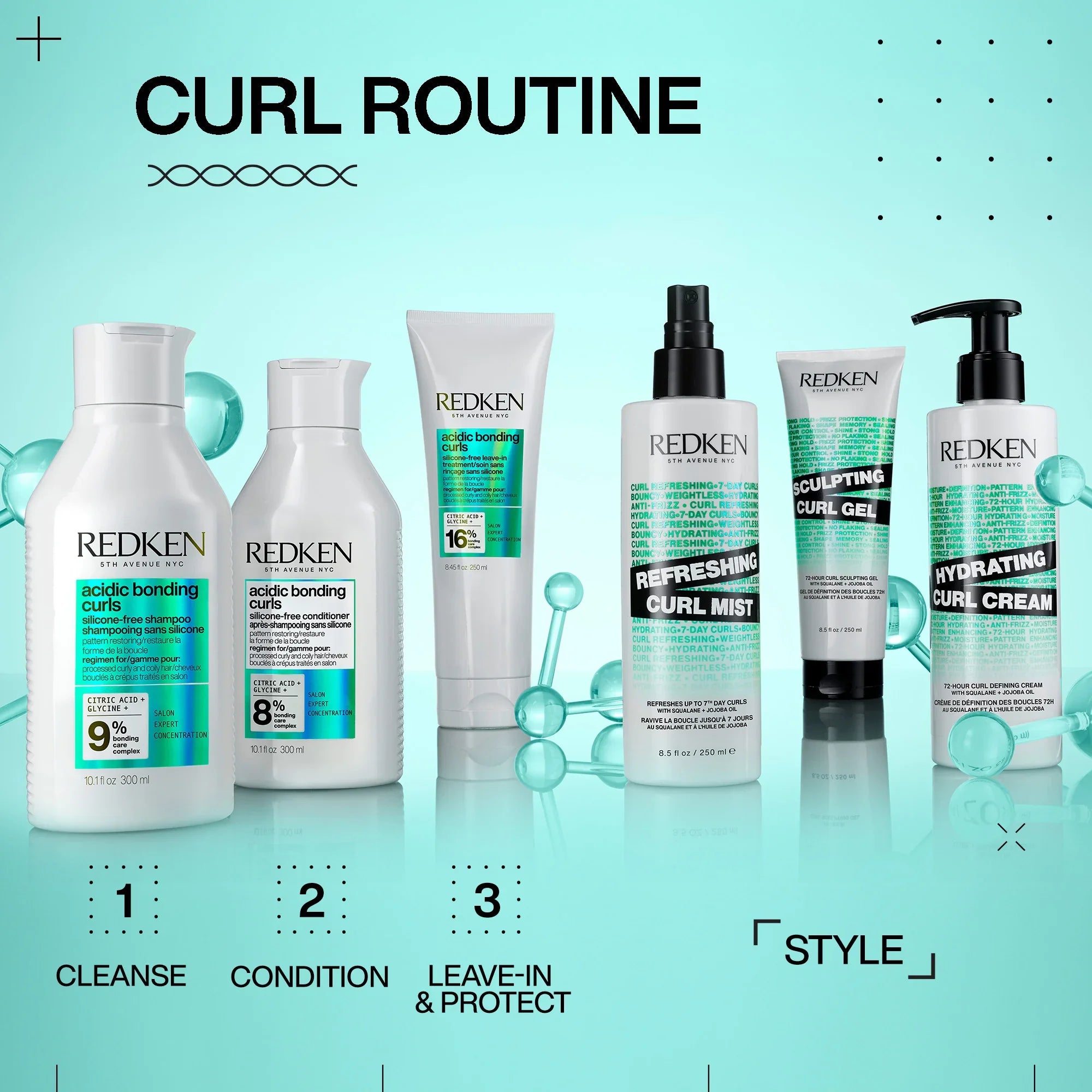 Redken Acidic Bonding Curls Silicone-Free Conditioner 1000mL