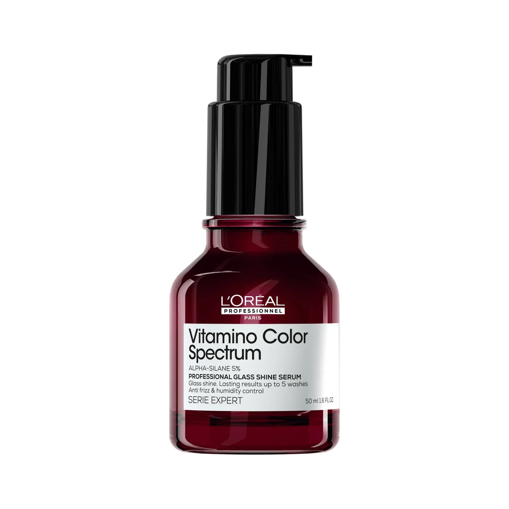 L'Oréal Professionnel Vitamino Color Spectrum Purple Shampoo 300ml, Vitamino Color Spectrum Conditioner 200ml & Vitamino Color Spectrum Glass Shine 50ml Trio