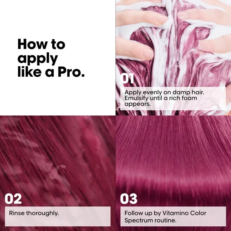 L'Oréal Professionnel Vitamino Color Spectrum Shampoo 300ml, Vitamino Color Spectrum Conditioner 200ml & Vitamino Color Spectrum Mask 250ml Trio