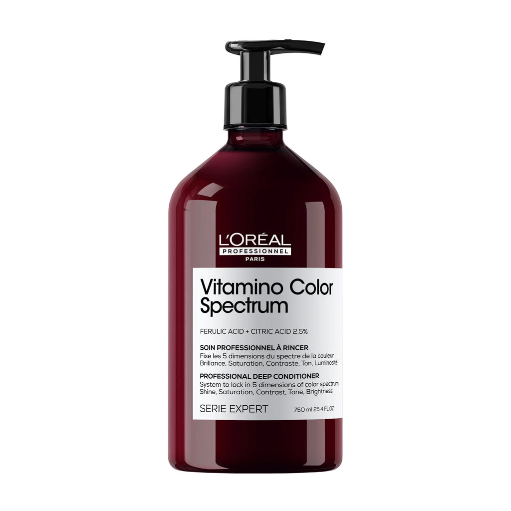 L'Oréal Professionnel Vitamino Color Spectrum Shampoo 1500ml, Vitamino Color Spectrum Conditioner 750ml & Vitamino Color Spectrum Mask 500ml Trio