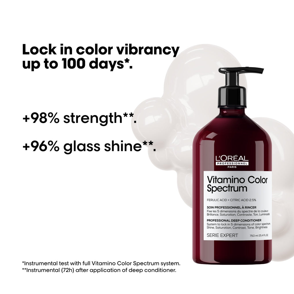 L'Oréal Professionnel Vitamino Color Spectrum Shampoo 1500ml & Vitamino Color Spectrum Conditioner 750ml Duo