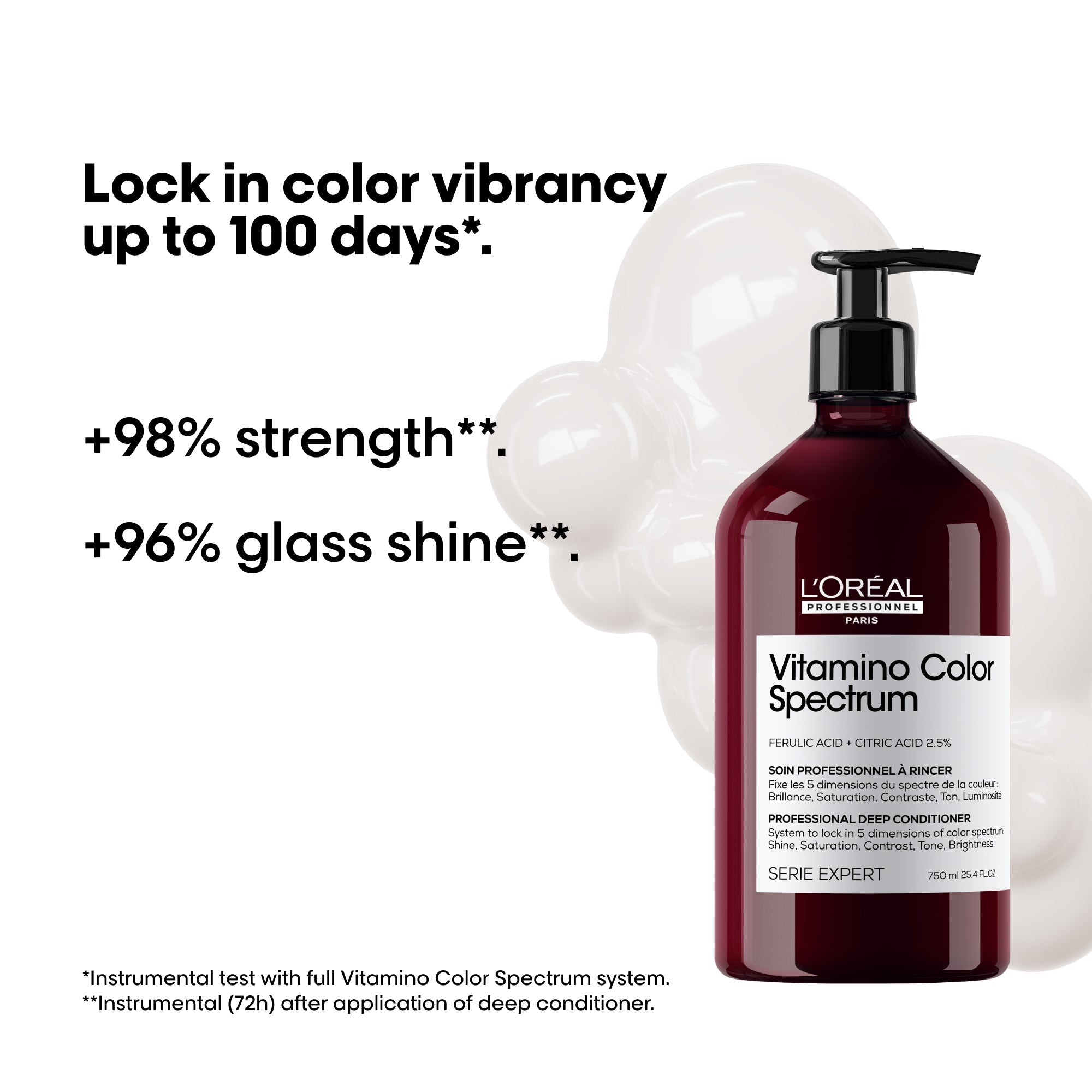 L'Oréal Professionnel Vitamino Color Spectrum Shampoo 1500ml & Vitamino Color Spectrum Conditioner 750ml Duo