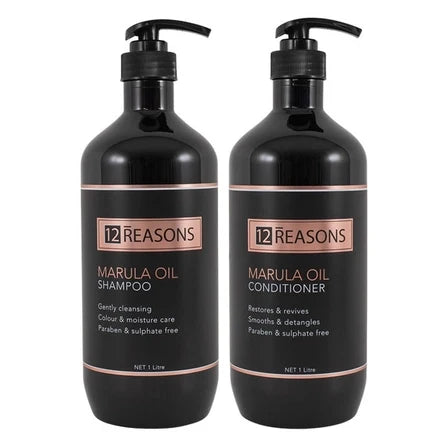 12 Reasons Marula Oil Shampoo & Conditioner Duo - Salon Warehouse