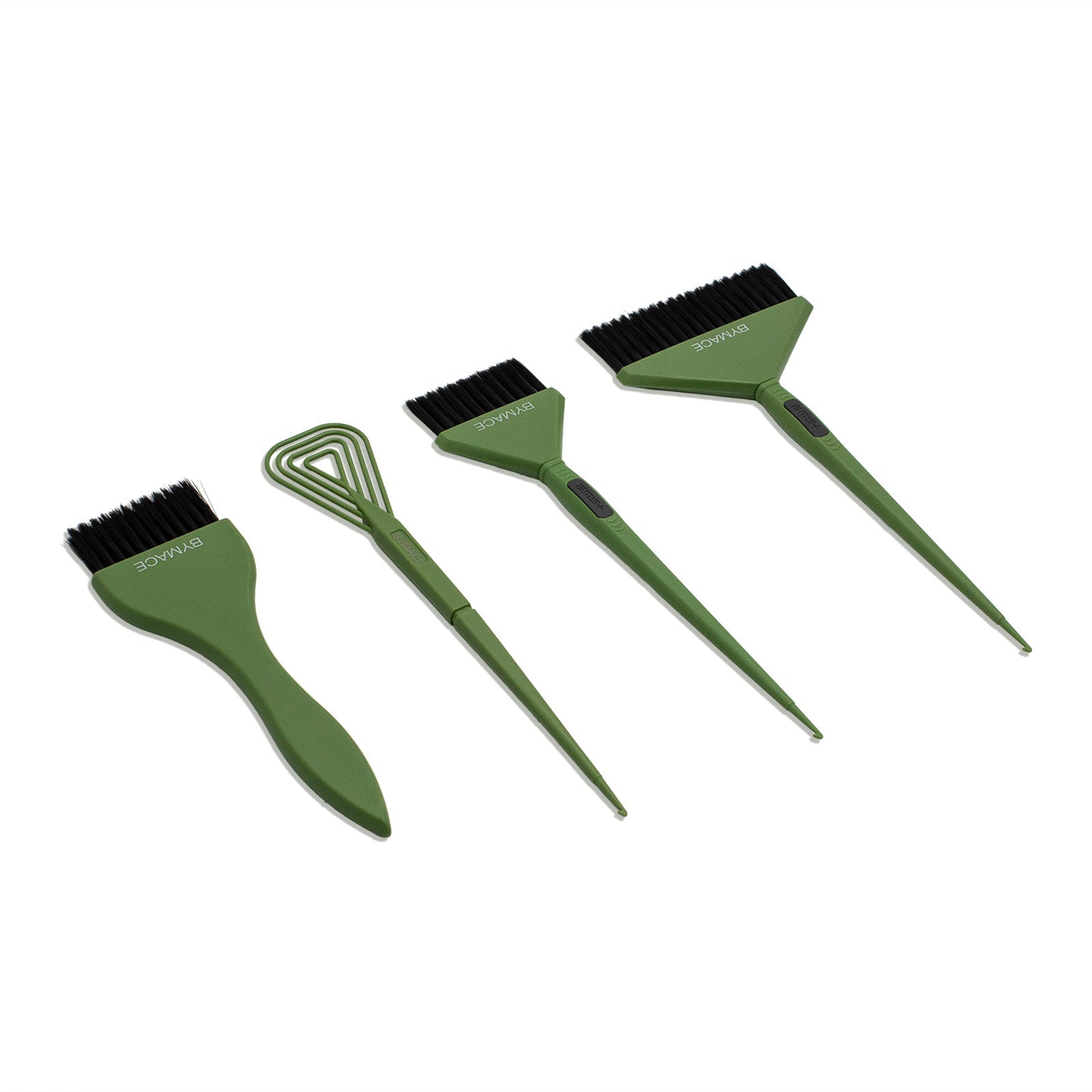 BYMACE Mixer & Tinting Brush Set 4 Pack - Green