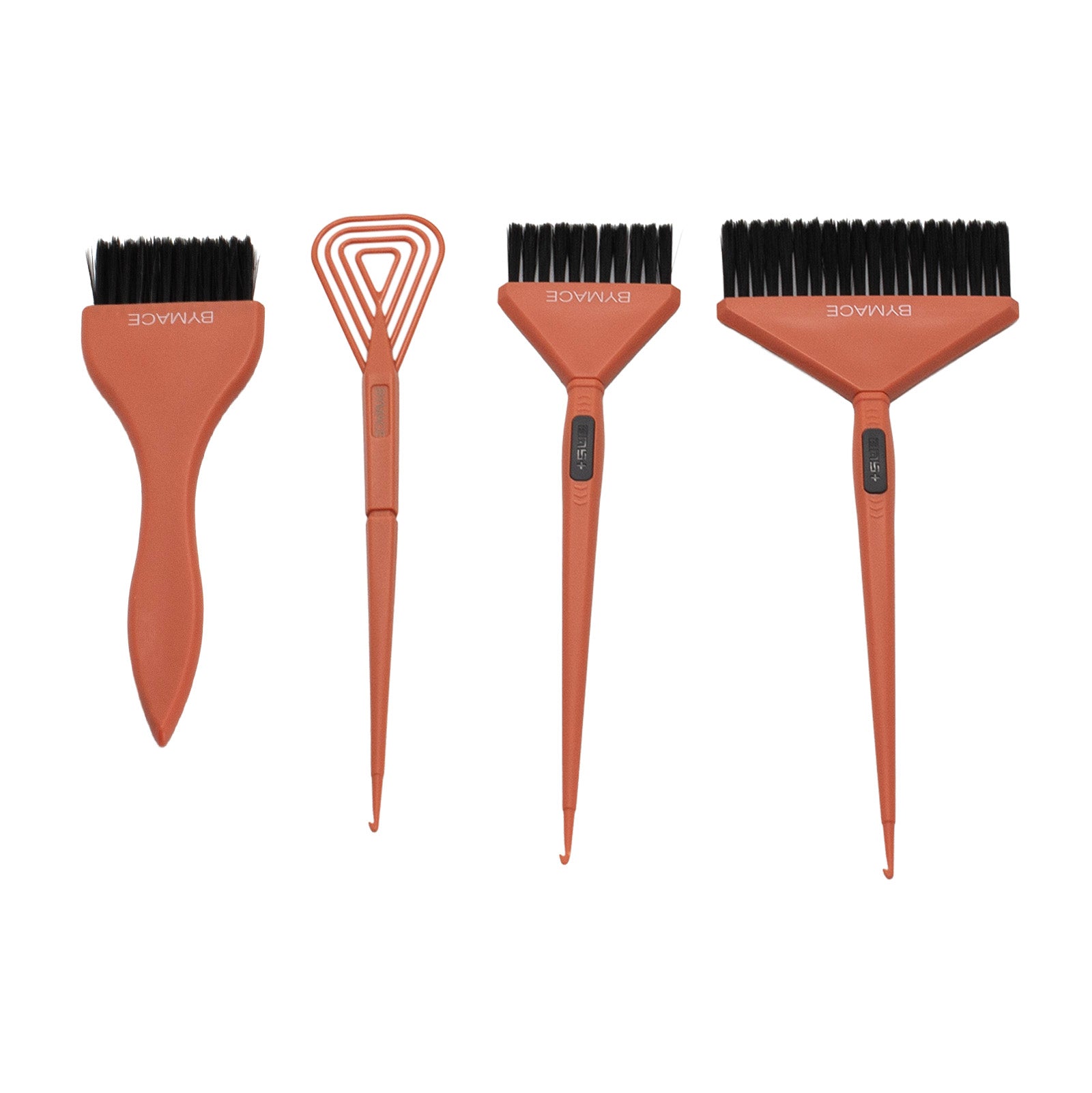 BYMACE - Mixer & Tinting Brush Set 4 Pack - Orange