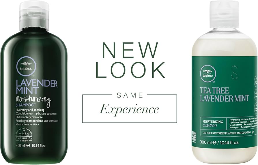 Paul Mitchell Tea Tree Lavender Mint Moisturizing Shampoo 300ml NEW LOOK