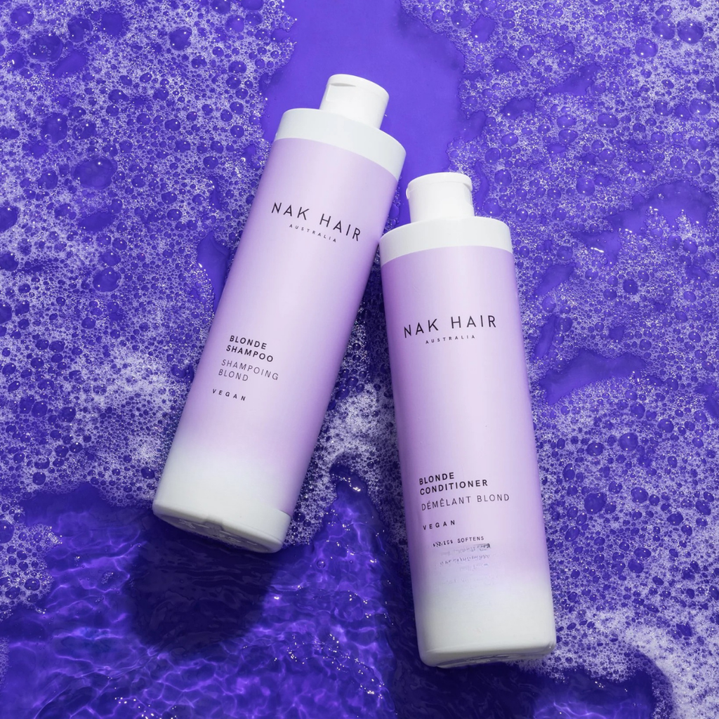 NAK Hair Blonde Plus Shampoo & Conditioner (Limited Edition) 500mL Duo
