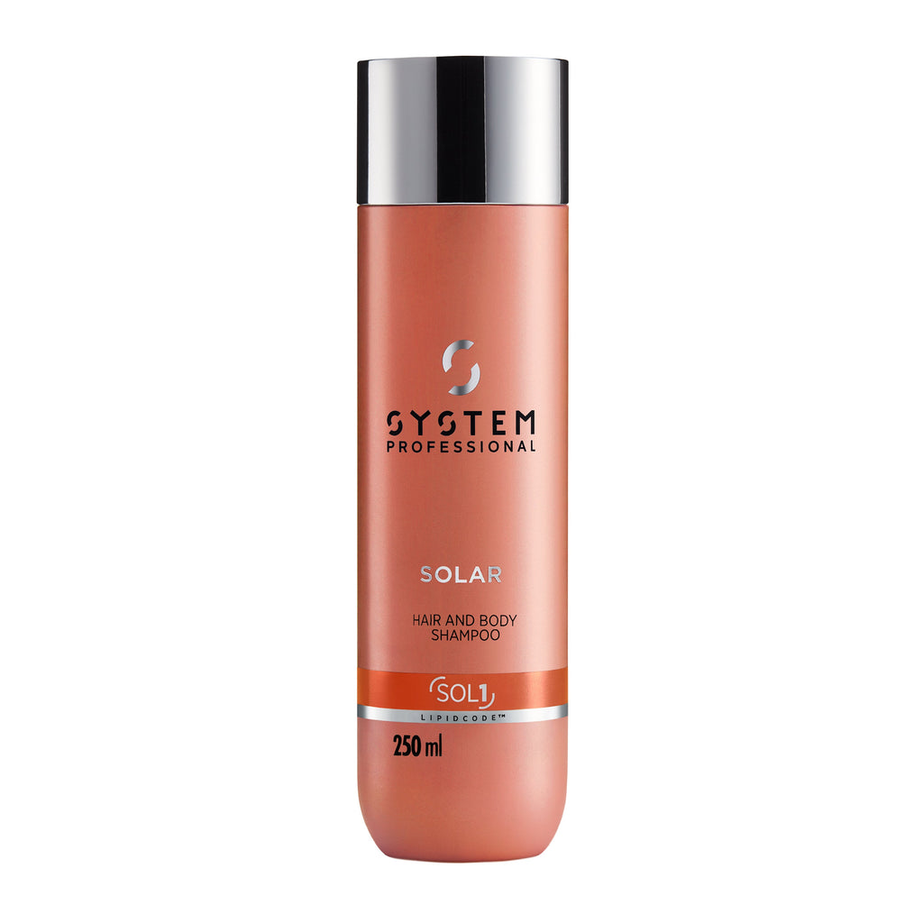 System Professional Solar Hair & Body Shampoo 250mL - Salon Warehouse