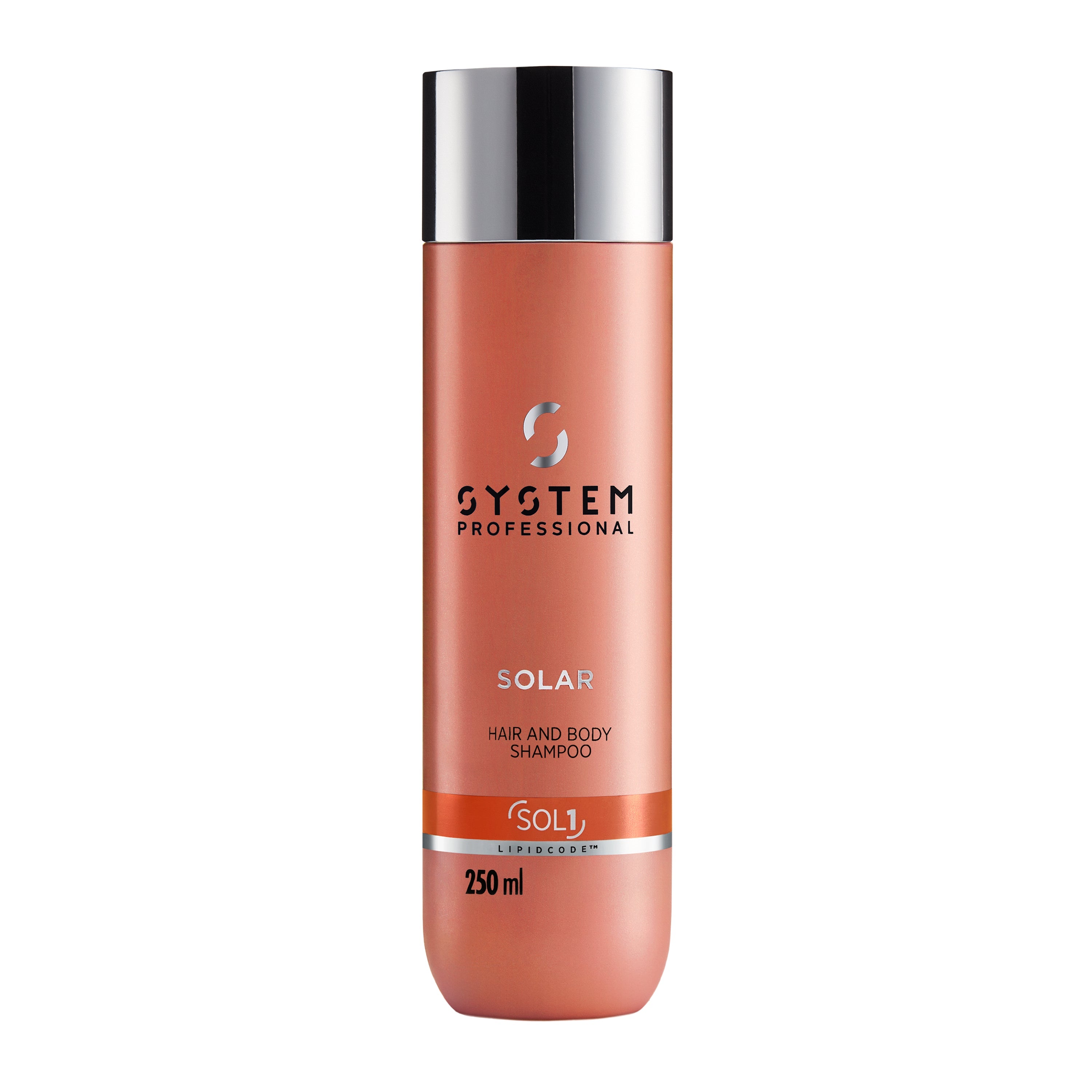 System Professional Solar Hair & Body Shampoo 250mL - Salon Warehouse