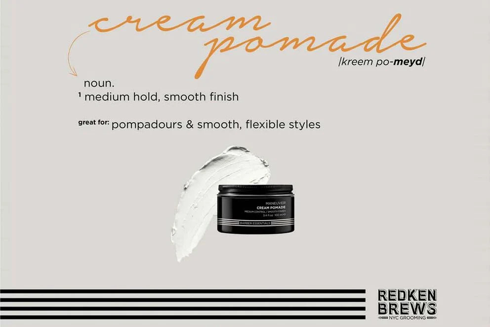 Redken Brews Maneuver Cream Pomade 100ml Trio