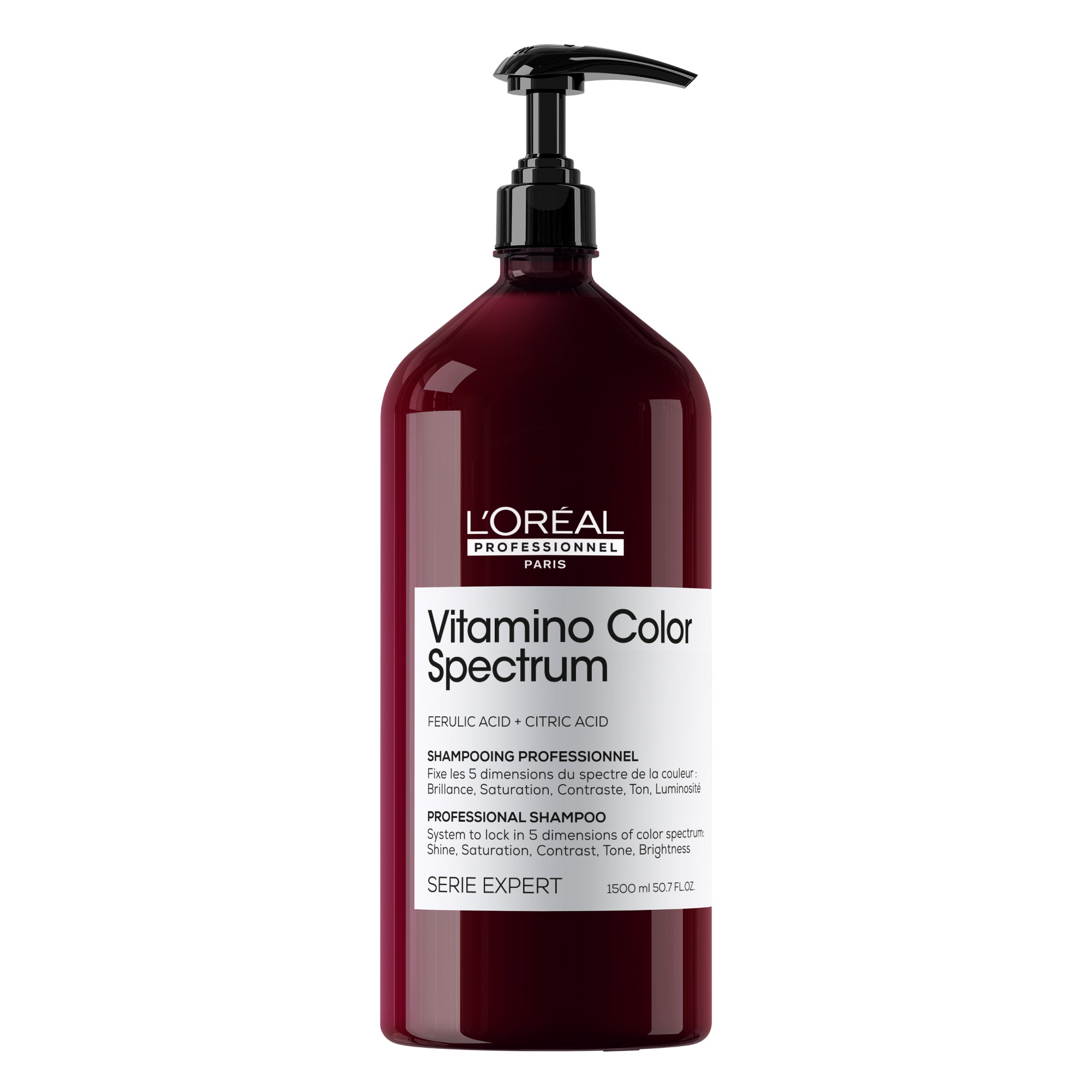 L'Oréal Professionnel Vitamino Color Spectrum Shampoo 1500ml, Vitamino Color Spectrum Conditioner 750ml & Vitamino Color Spectrum Mask 500ml Trio