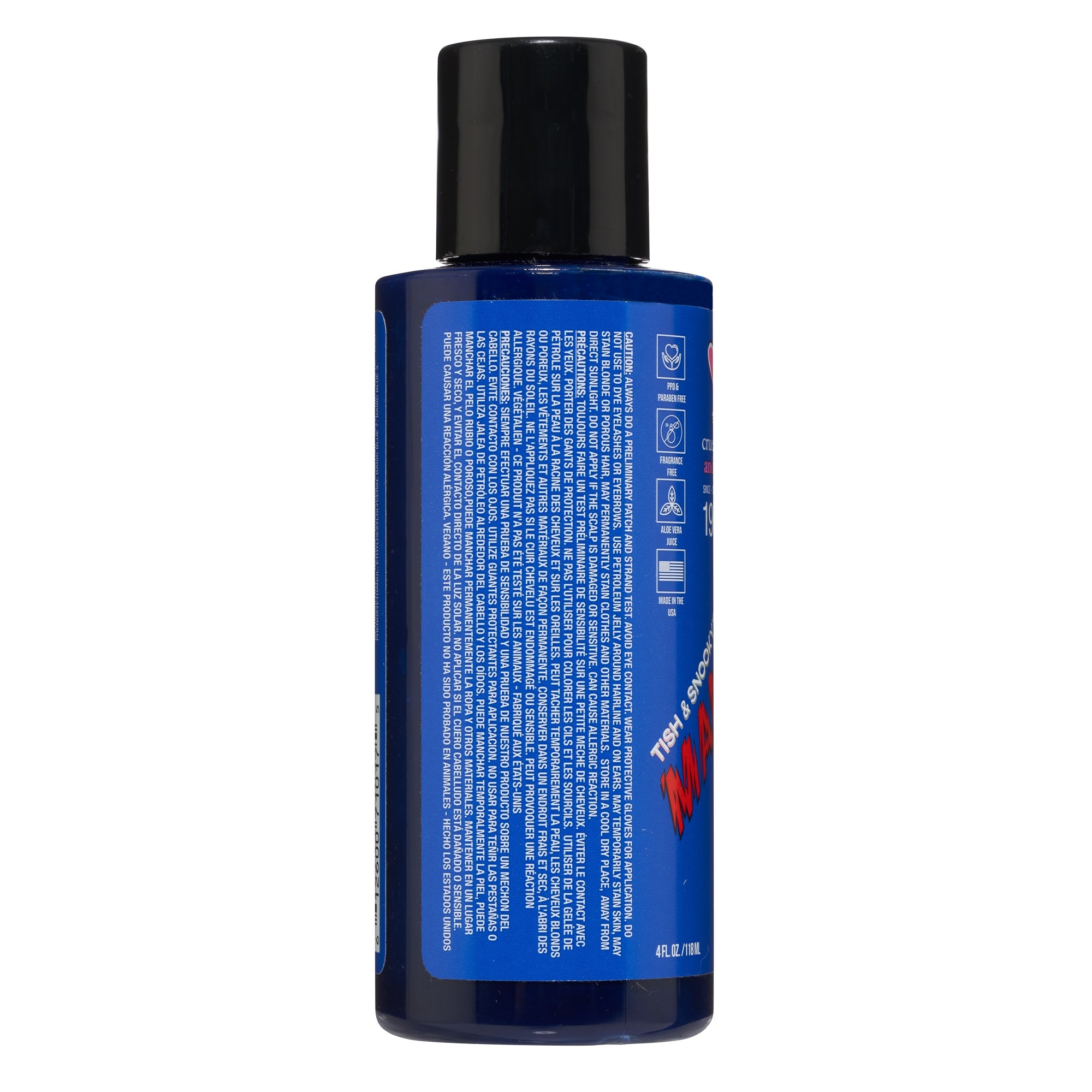 Manic Panic Bad Boy Blue Amplified Bottle 118ml - Salon Warehouse