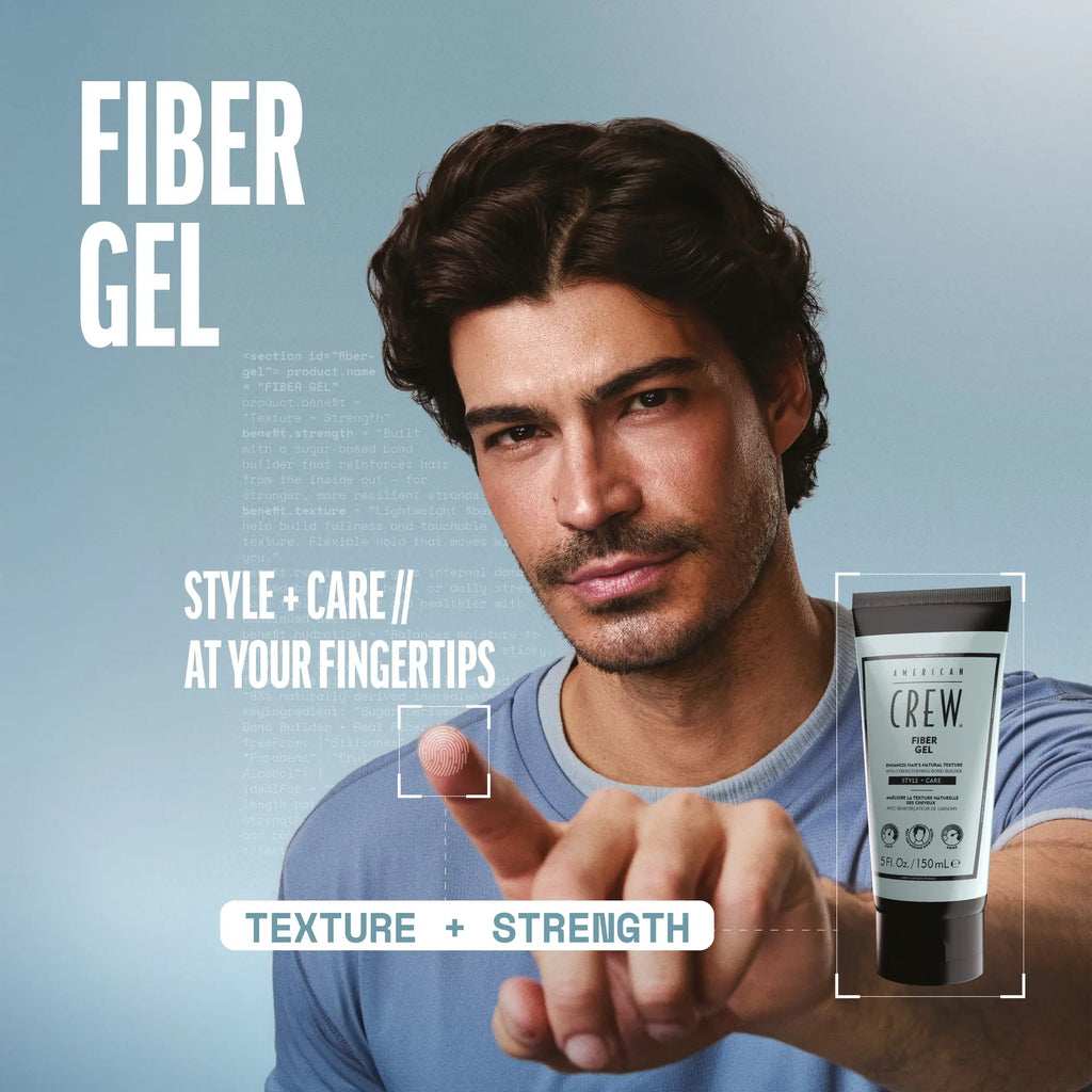 American Crew Fiber Gel 150ml Trio