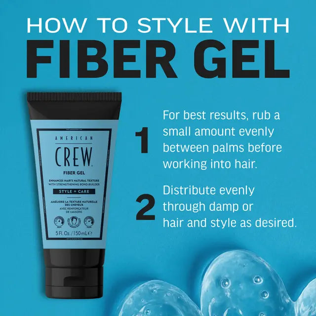 American Crew Fiber Gel 150ml Trio