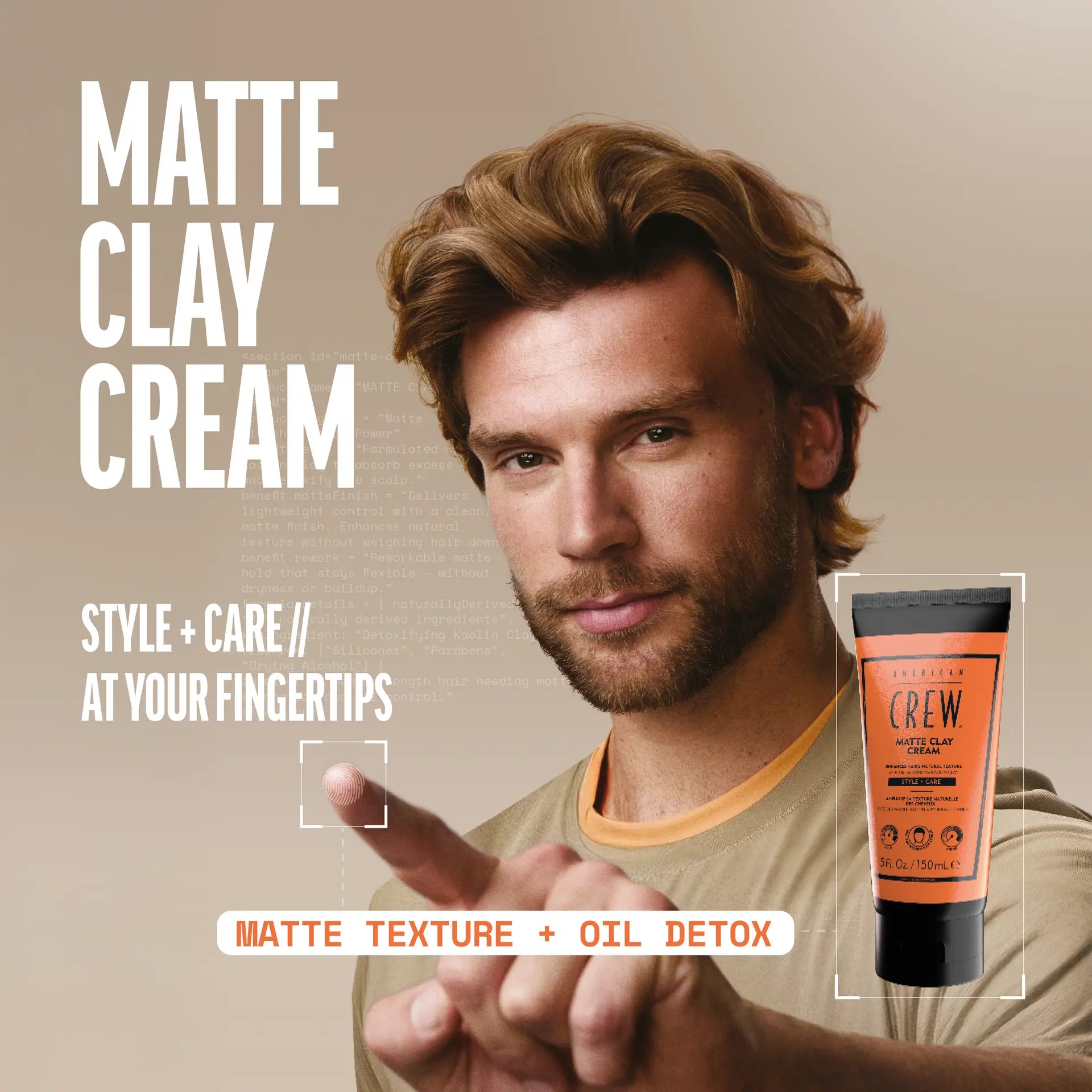 American Crew Matte Clay Cream 150ml