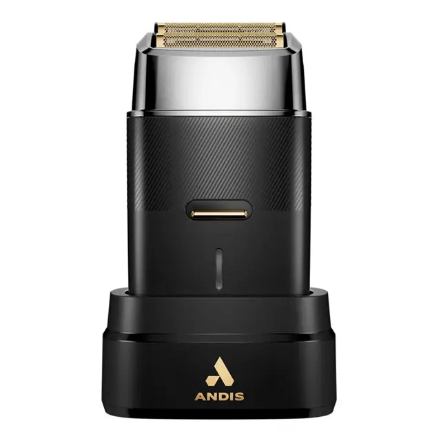 ANDIS ProFoil Plus II Titanium Foil Shaver, Cord/Cordless TS3 - Black Chrome
