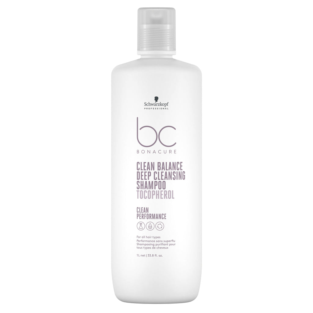 Schwarzkopf Professional Bonacure Clean Performance Deep Cleansing Shampoo 1000ml - Salon Warehouse