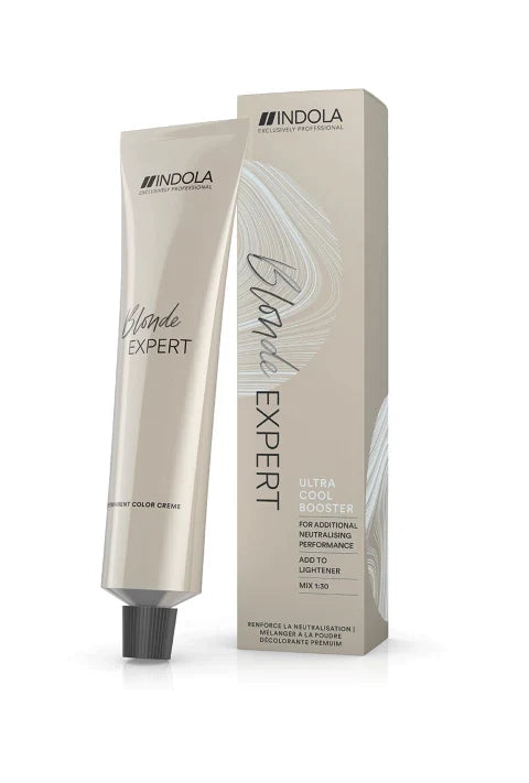 Indola Professional Blonde Expert Ultra Lift Booster Sachets & Ultra Cool Booster 60ml - Salon Warehouse