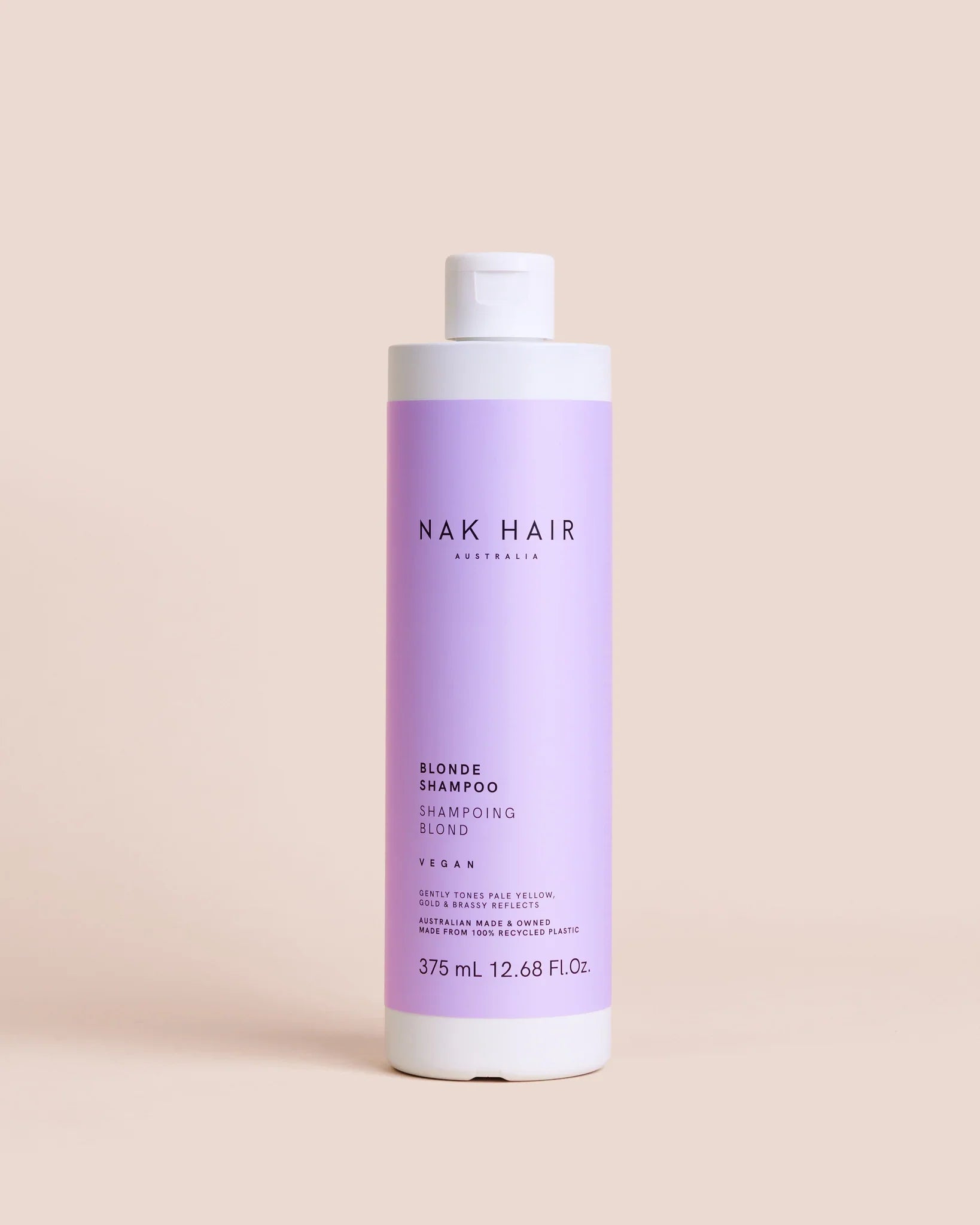NAK Signature Blonde Shampoo 375ml NEW - Salon Warehouse