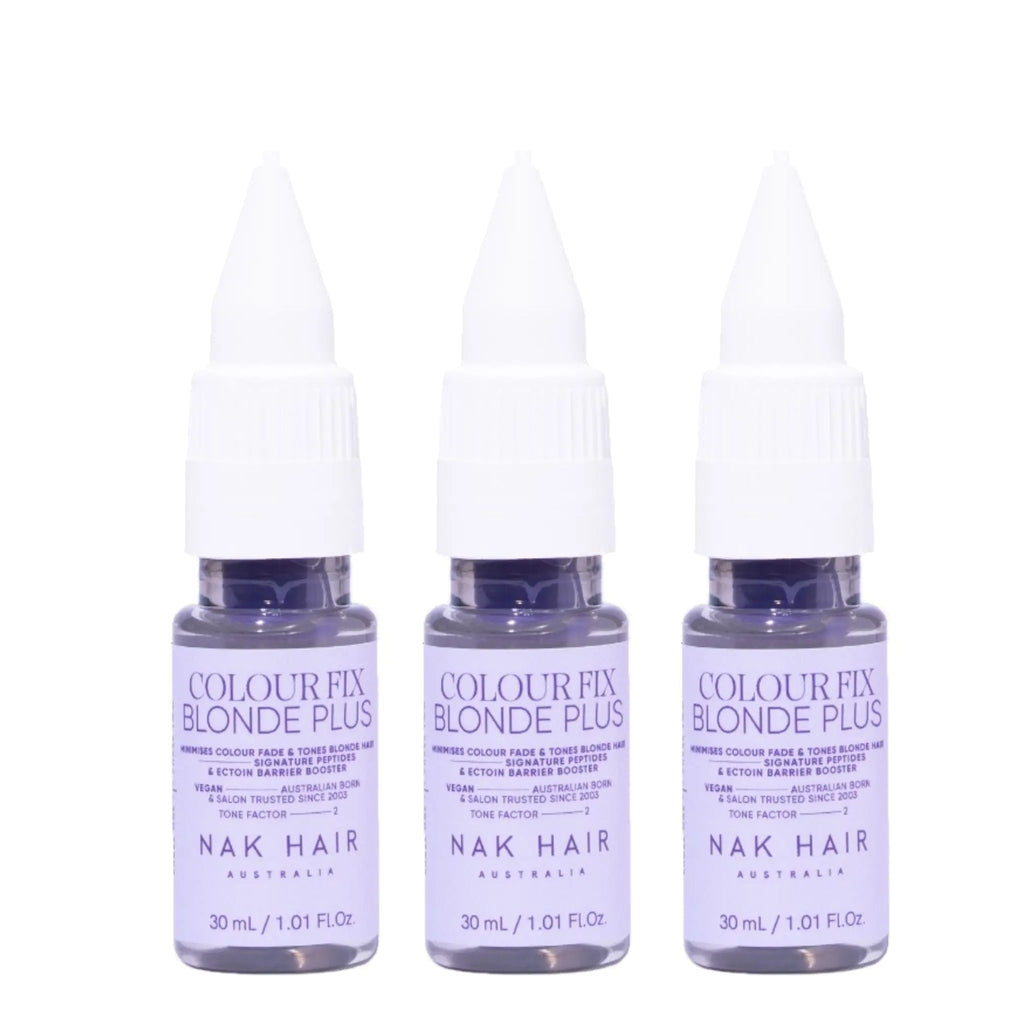 NAK Colour Fix Blonde Plus 30ml Trio - Salon Warehouse