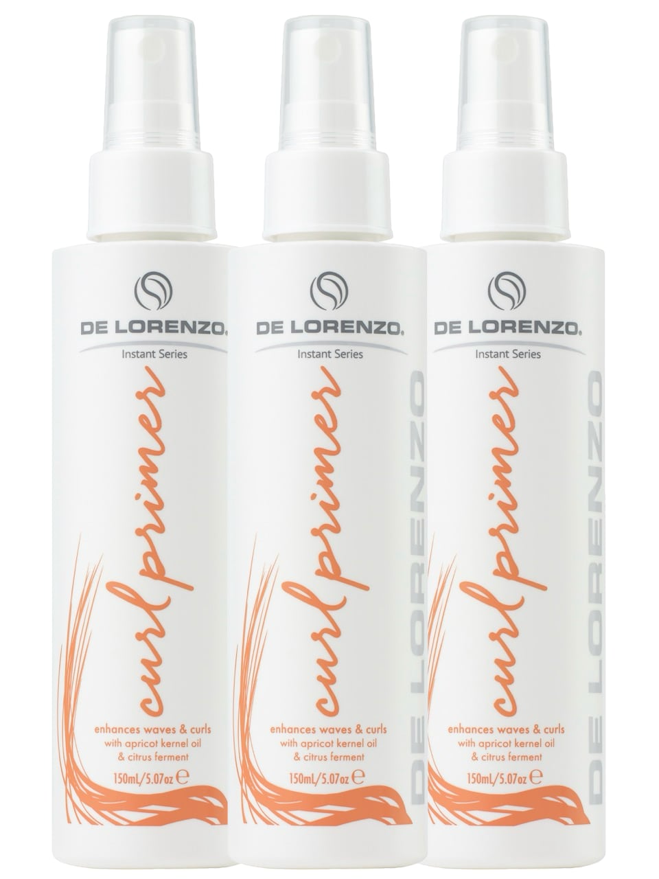 De Lorenzo Instant Curl Primer 150ml Trio - Salon Warehouse