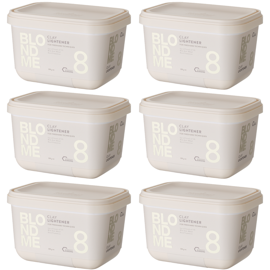 Schwarzkopf Professional BlondMe NEW Clay lightener 350g 6 Pack Bundle