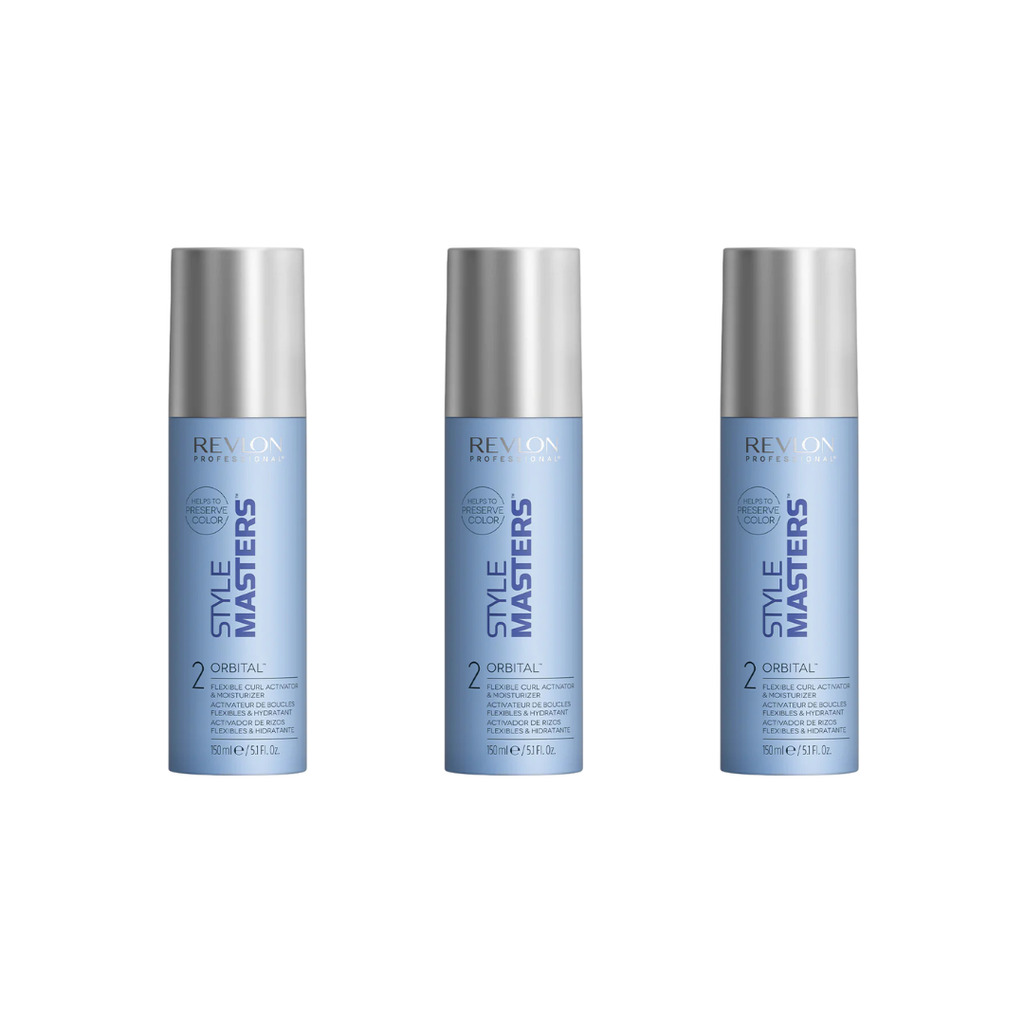 Revlon Style Masters Orbital Flexible Curl Activator & Moisturizer 150ml Trio