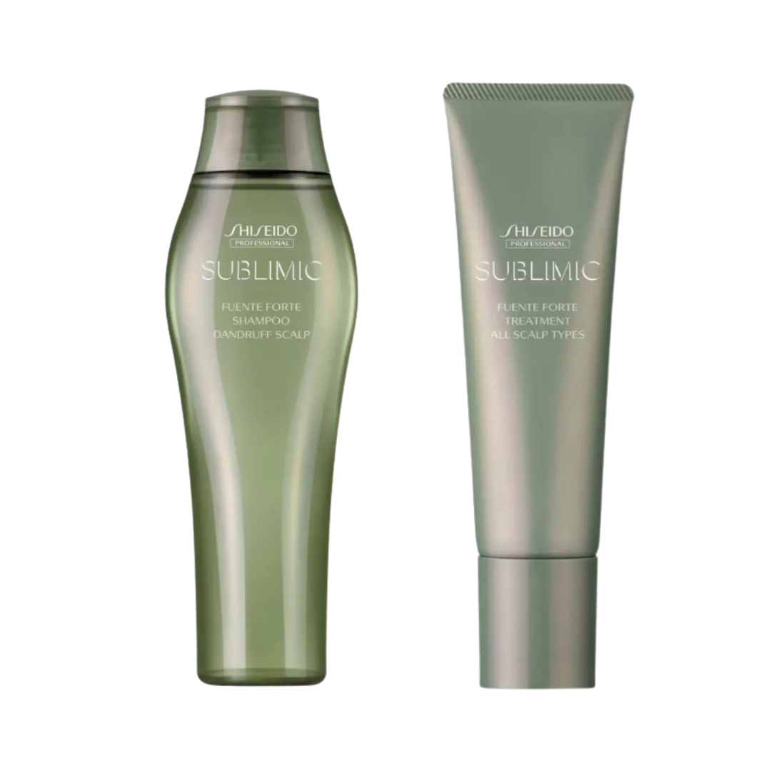 Shiseido Professional Sublimic Fuente Forte Shampoo Dandruff Scalp 250ml & Treatment 130g Duo