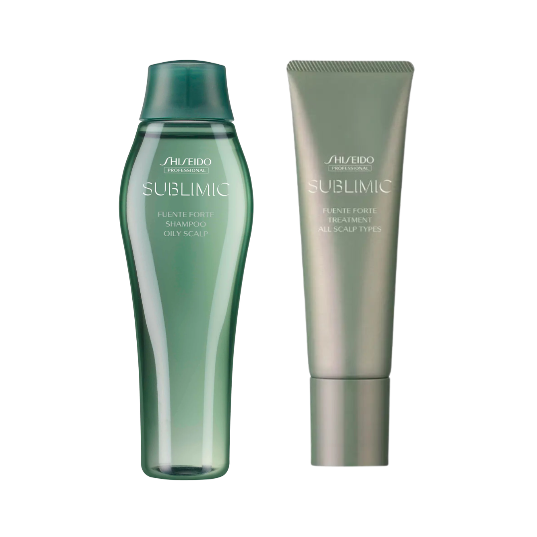 Shiseido Professional Sublimic Fuente Forte Shampoo Oily Scalp 250ml & Treatment 130g Duo