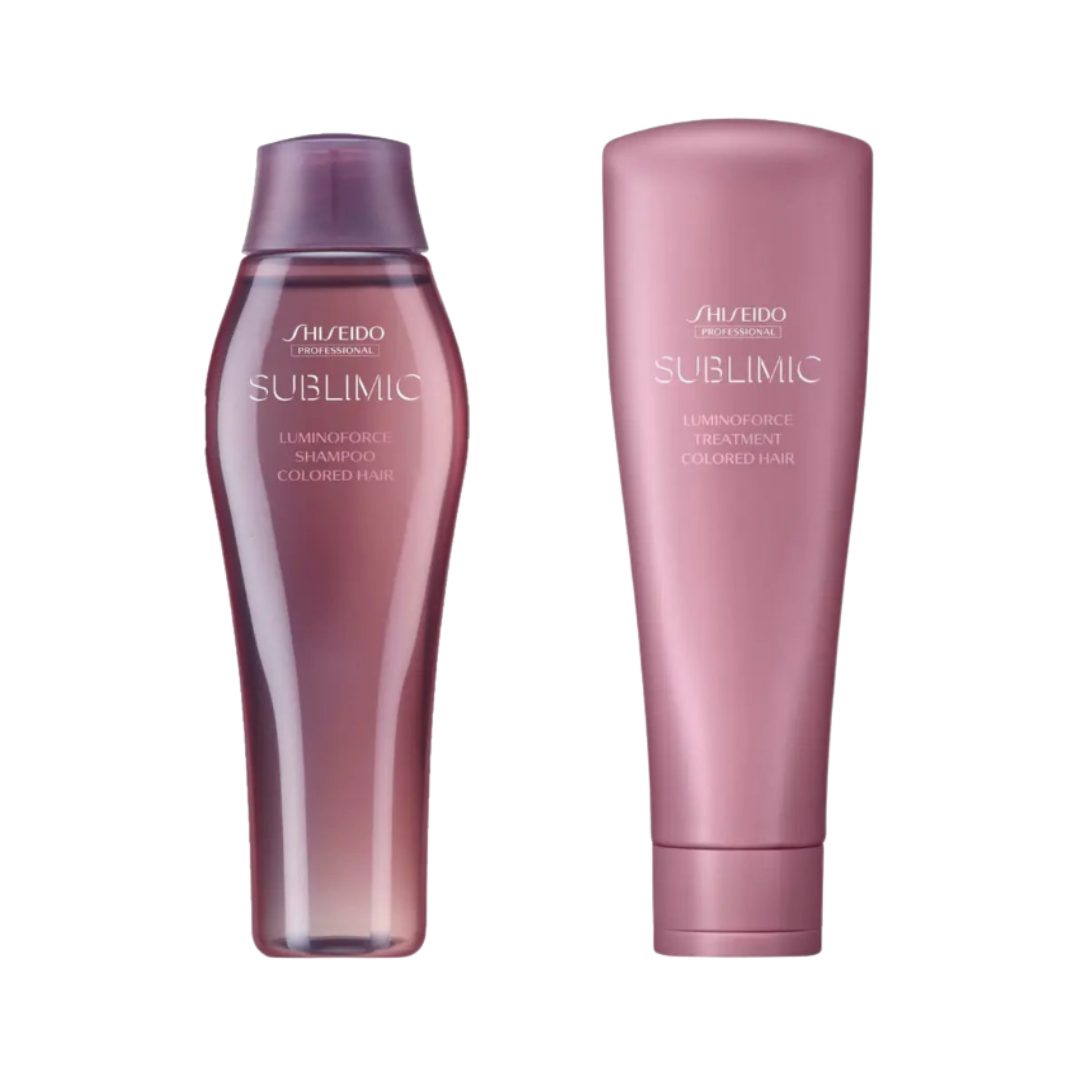 Shiseido Professional Sublimic Luminoforce Shampoo & Treatment Colored Hair 250ml Duo