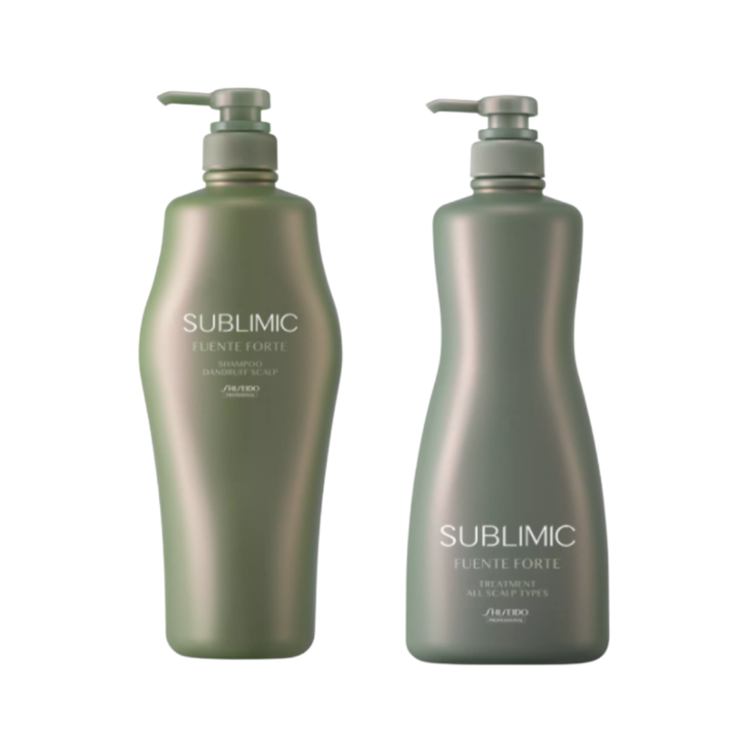Shiseido Professional Sublimic Fuente Forte Shampoo & Treatment Dandruff Scalp 1000ml Duo