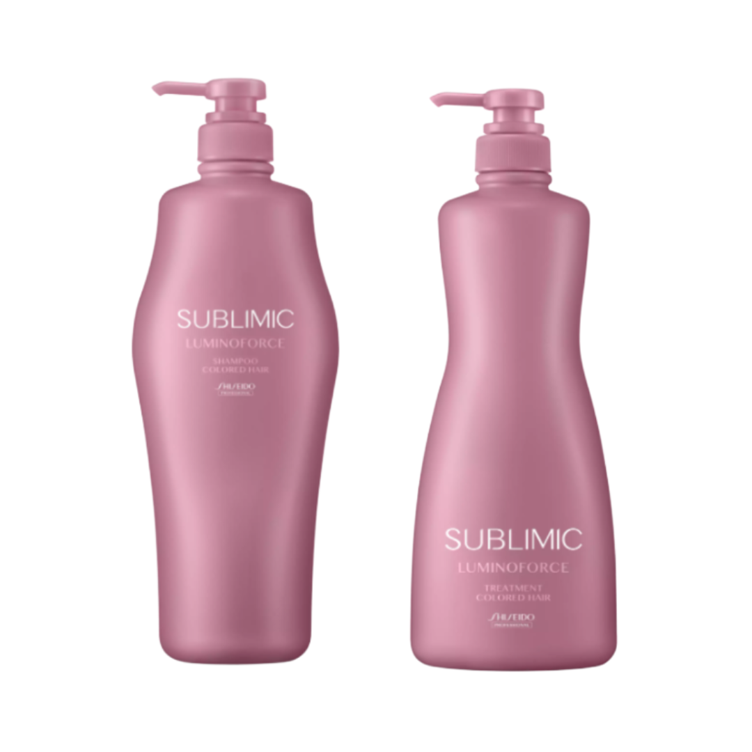 Shiseido Professional Sublimic Luminoforce Shampoo & Treatment Colored Hair 1000ml Duo