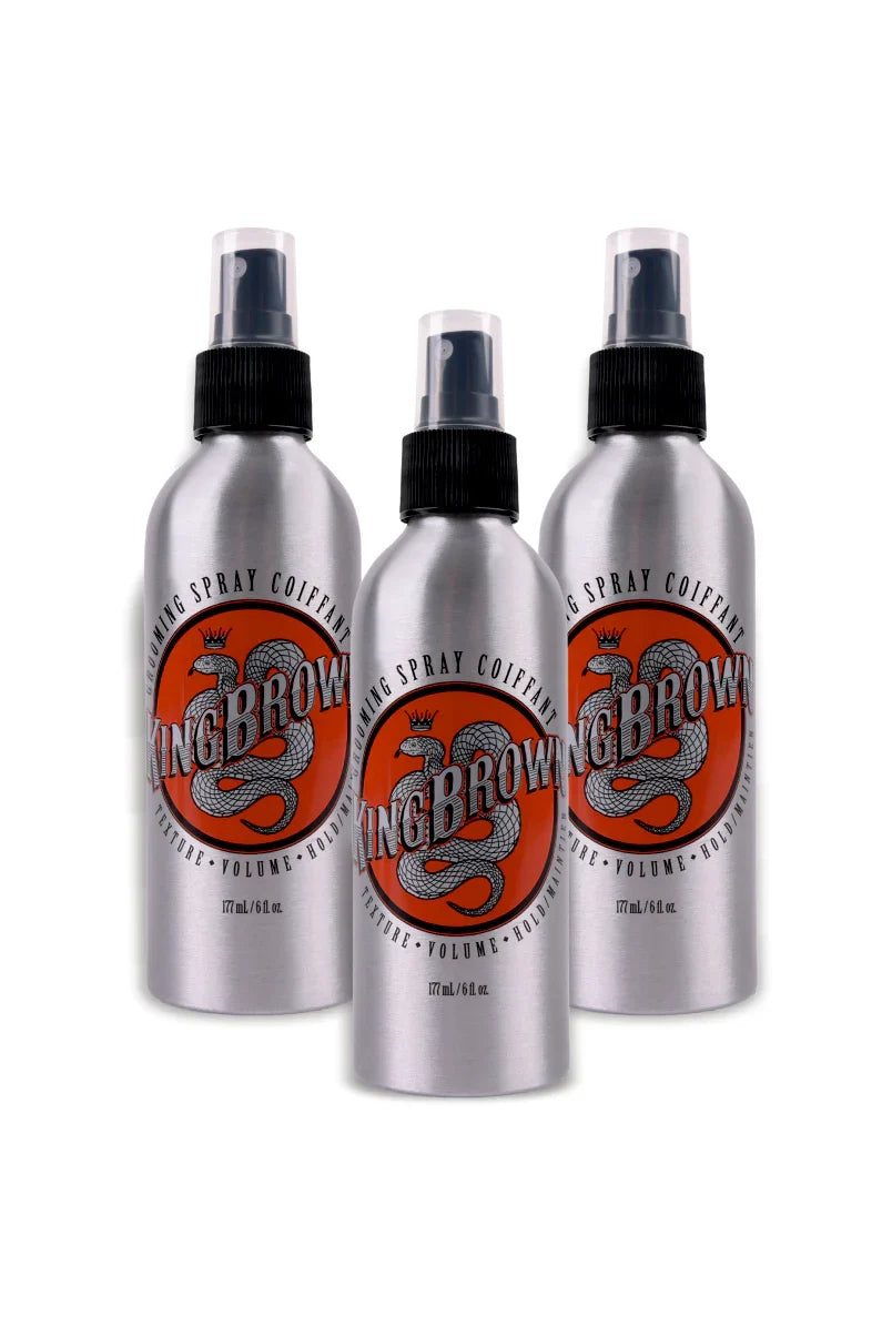 KING BROWN Grooming Spray 177ml Trio