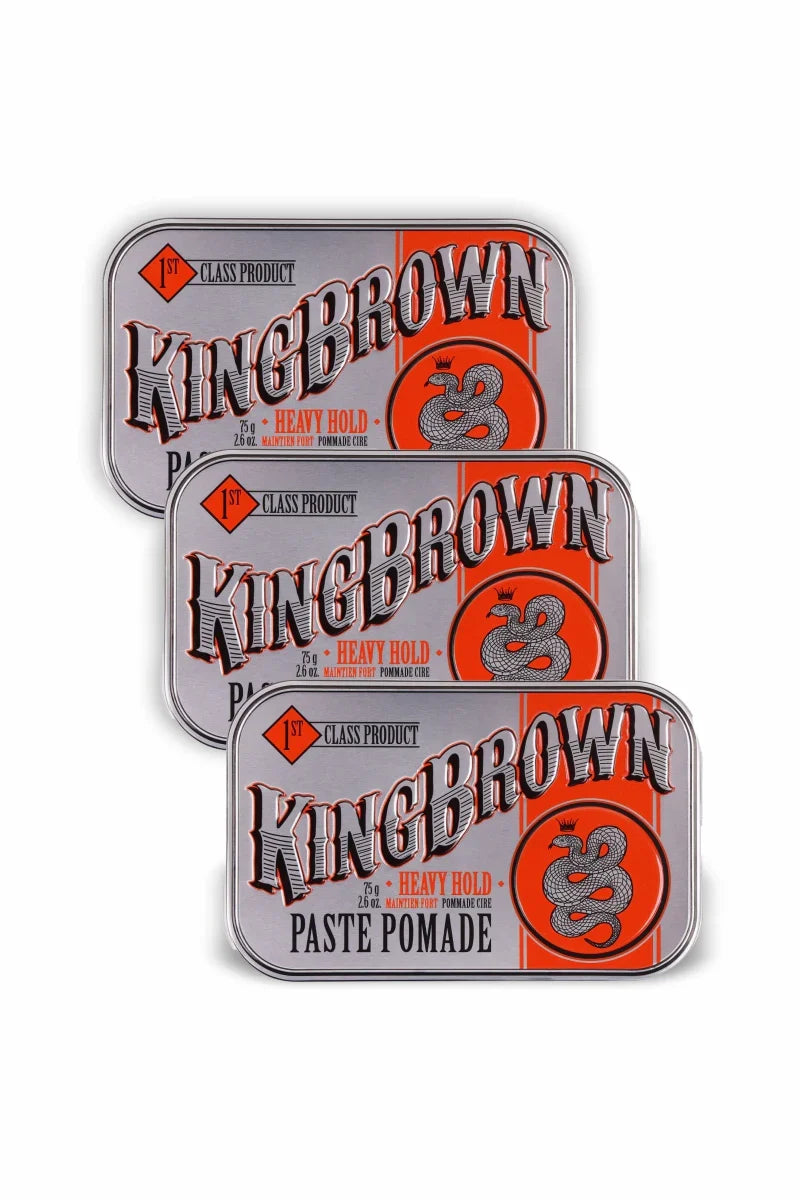 KING BROWN Paste Pomade 75g Trio
