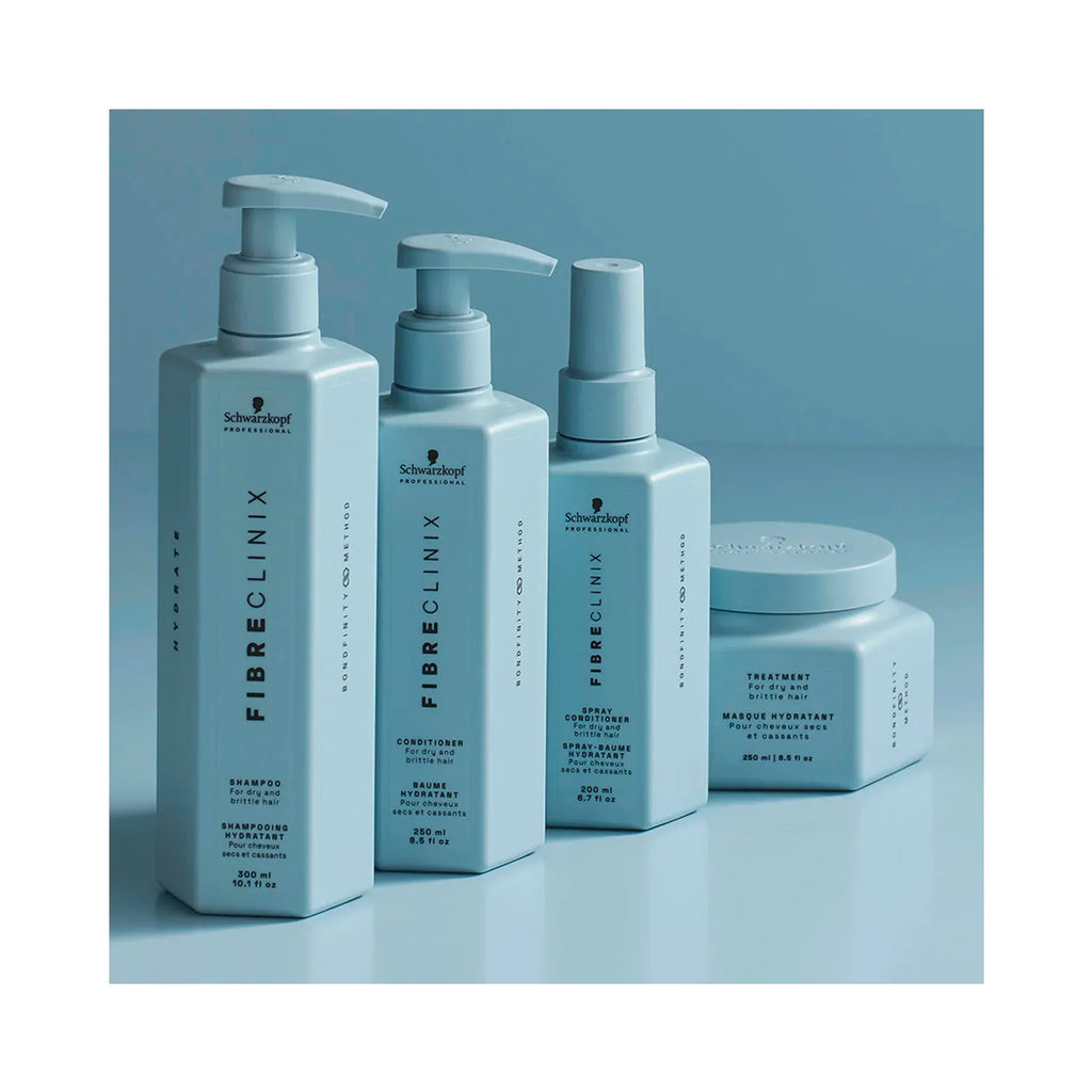 Schwarzkopf Professional Fibre Clinix Hydrate Shampoo 300ml & Conditioner 250ml Duo