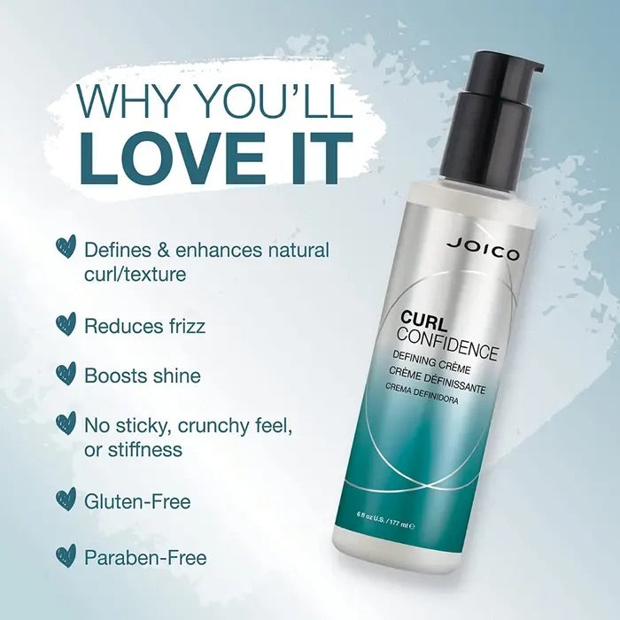 Joico Curl Confidence Defining Creme 177ml - Salon Warehouse