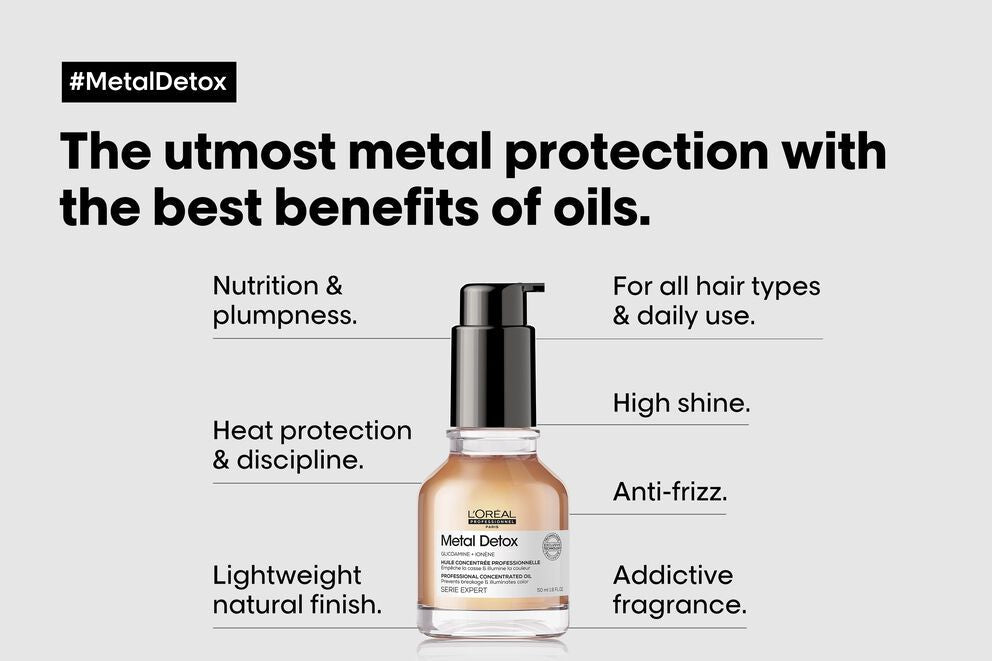 L'Oréal Professionnel Serie Expert Metal Detox Oil 50ml - Salon Warehouse