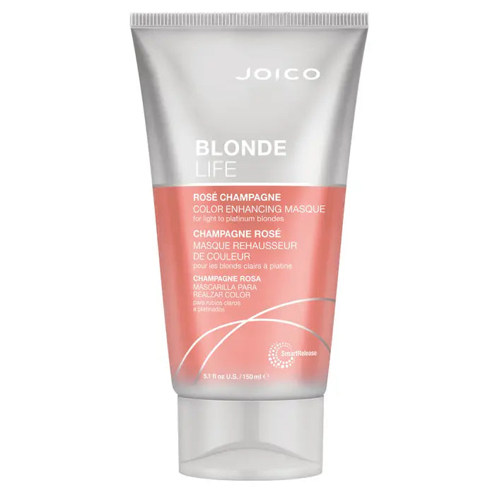 Joico Blonde Life Color Enhancing Masque Rose Champagne 150ml - Salon Warehouse